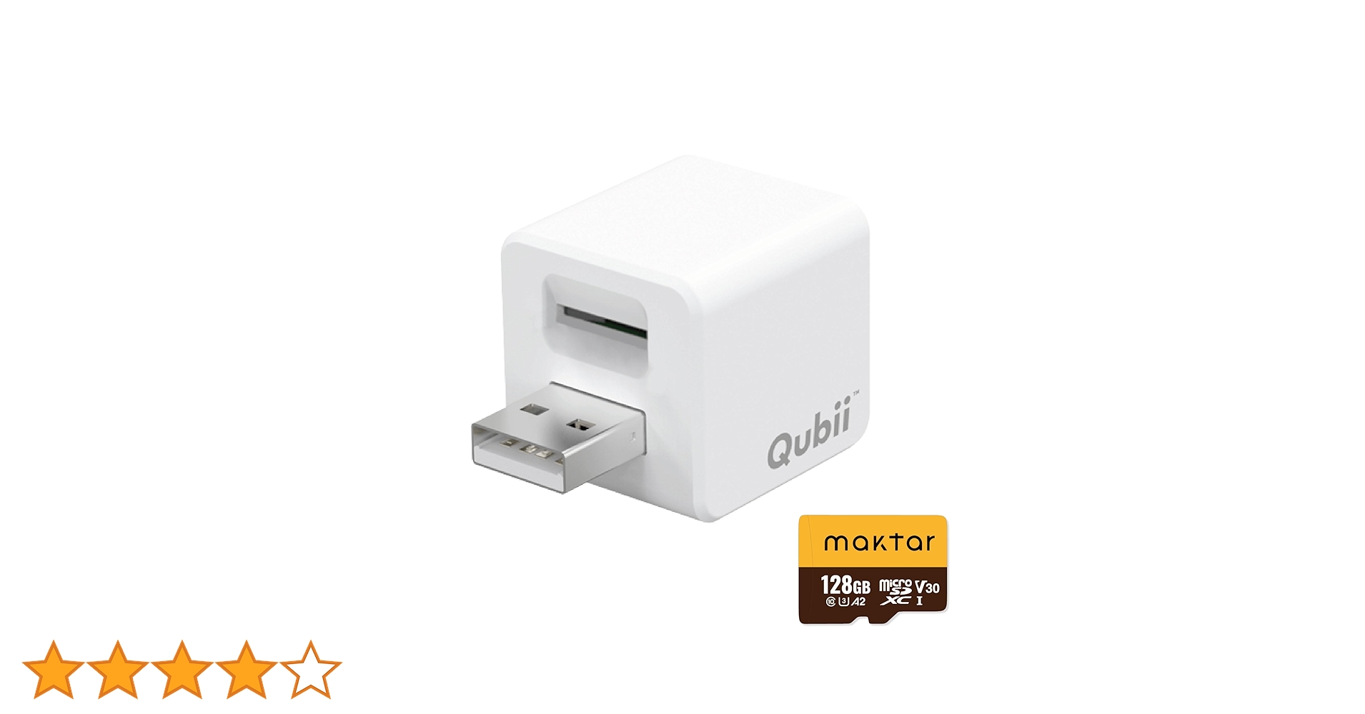Amazon | Maktar Qubii (microSD 128GB付) 充電しながら自動